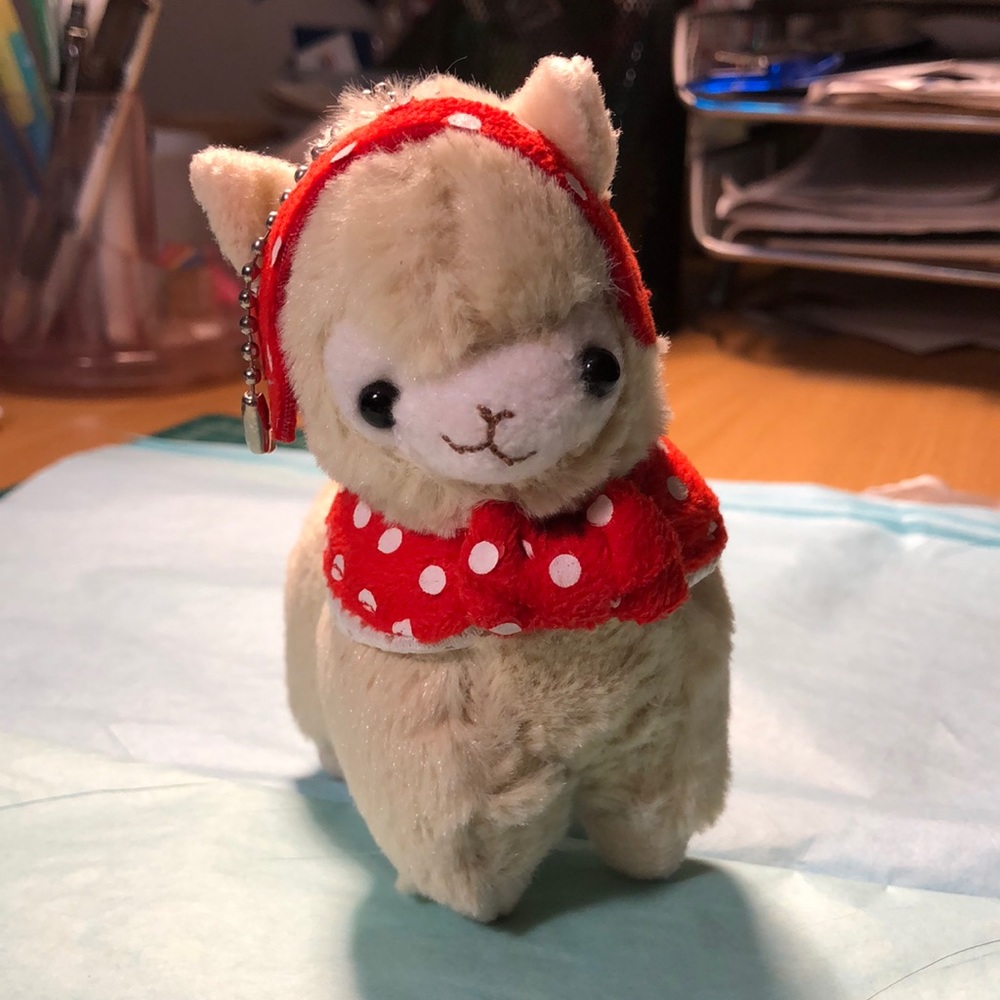 Soft Llama Keychain / stuffed animal